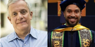 Rep&oacute;rter do Fant&aacute;stico, &Aacute;lvaro Pereira Jr. ironiza Gil do Vigor e o chama de 'falso acad&ecirc;mico' Foto: Bob Paulino/Mem&oacute;ria Globo - Reprodu&ccedil;&atilde;o/Instagram/Gil do Vigor