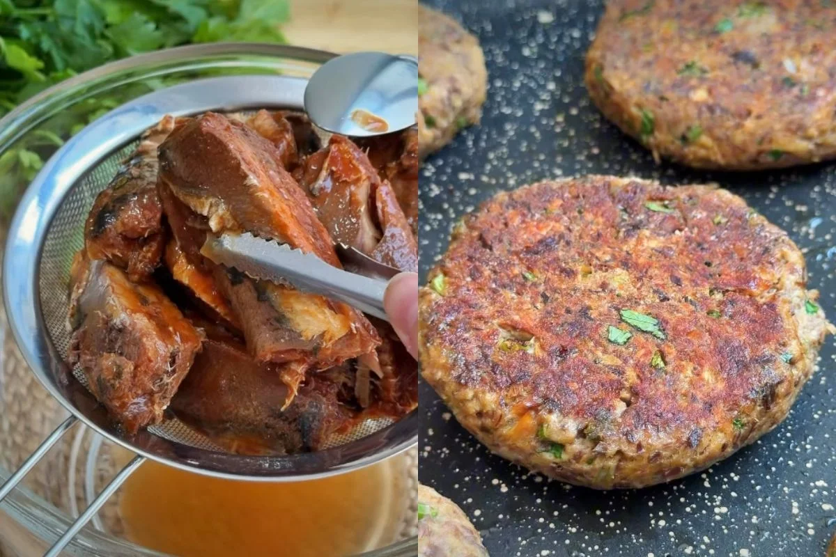 Hambúrguer de sardinha é rico em proteína e fácil de fazer; veja receita