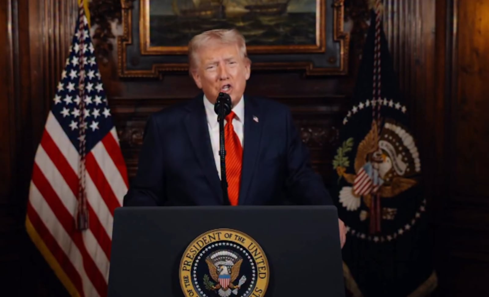 Escudo das Américas foi formado por Donald Trump em março deste ano Reprodução/Instagram/@realdonaldtrump