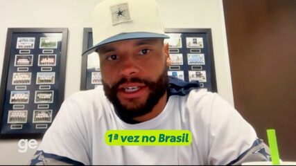 Dak Prescott no carnaval do Rio? Veja o nosso papo com o quarterback do Dallas Cowboys