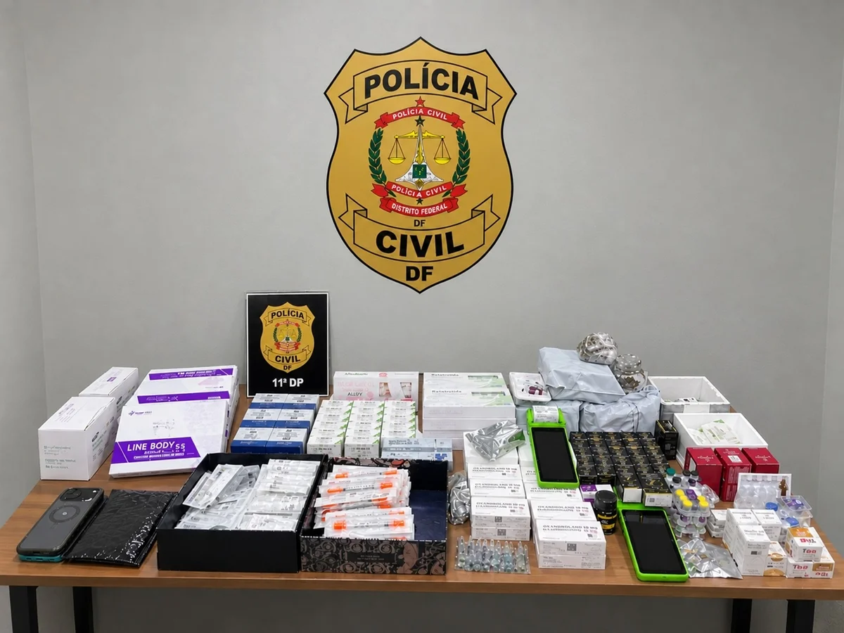Medicamentos apreendidos durante a Operação Bula Negra