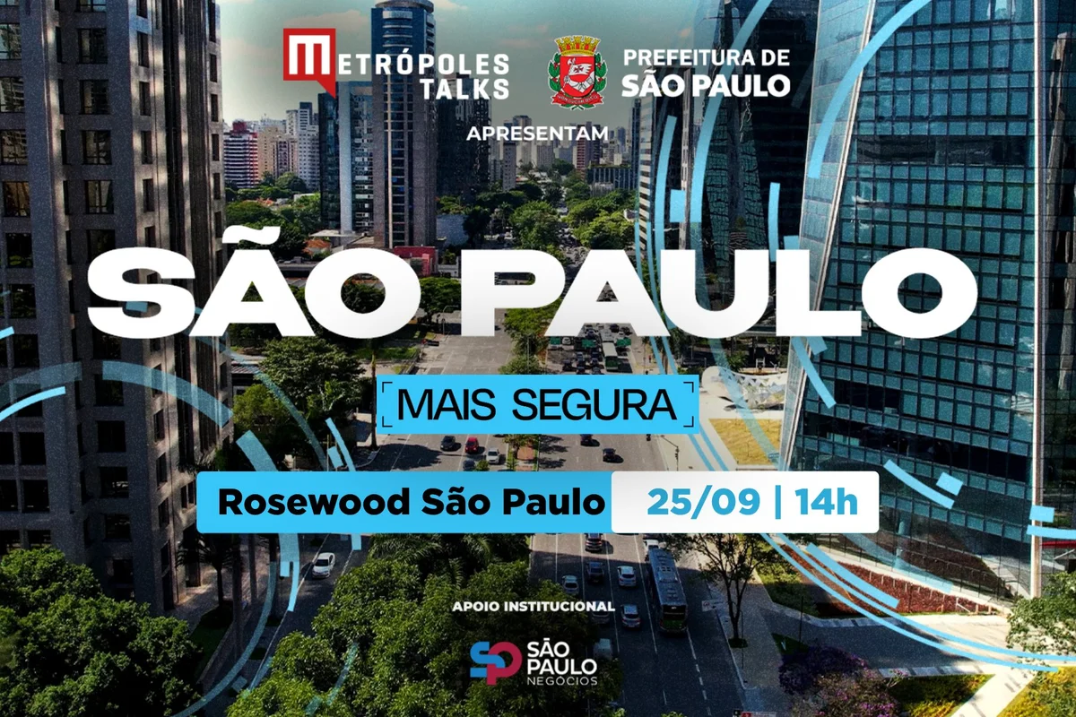 Metrópoles Talks debate tecnologia e estratégias para tornar SP mais segura