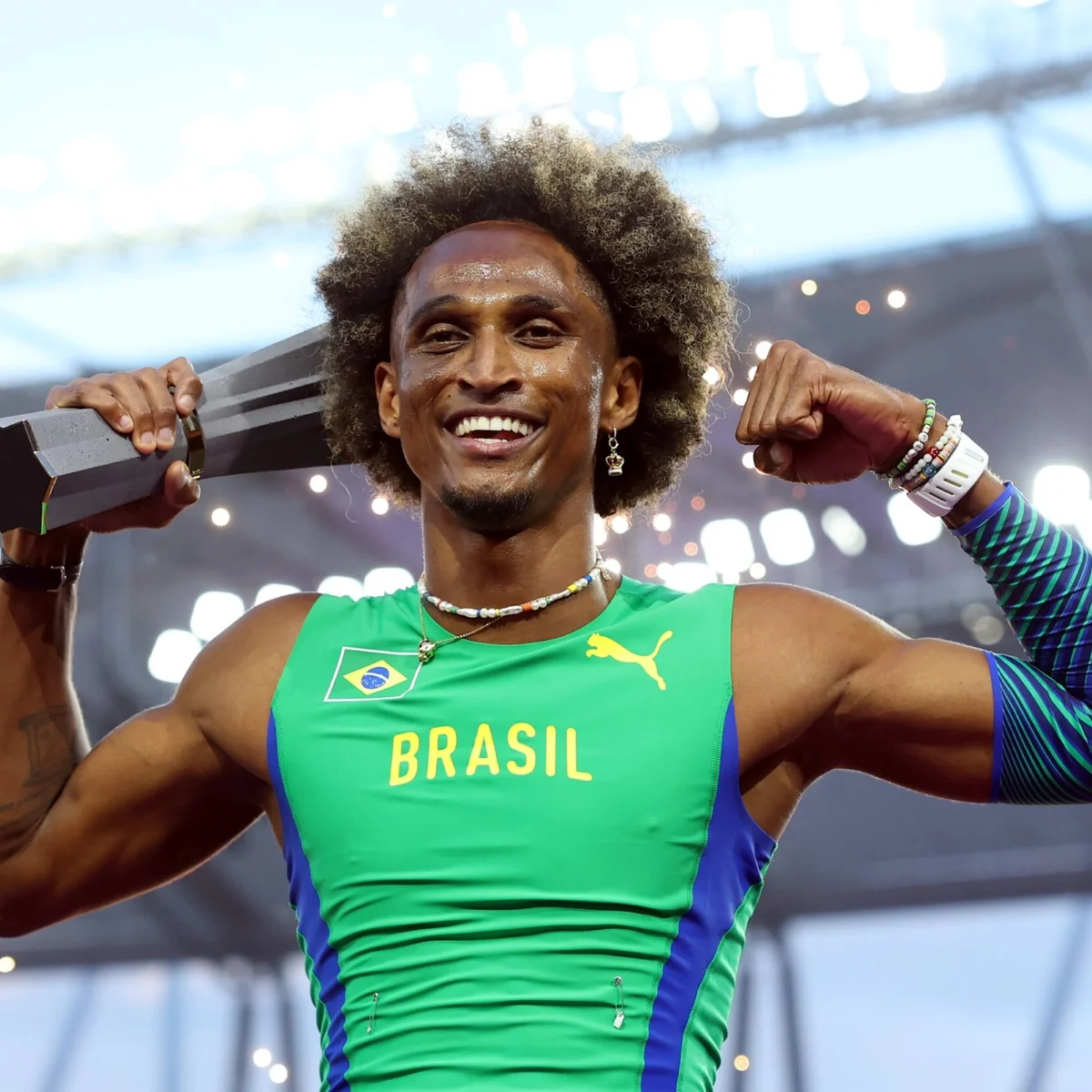 Alison dos Santos é campeão nos 400m do Mundial de Atletismo Ultimate