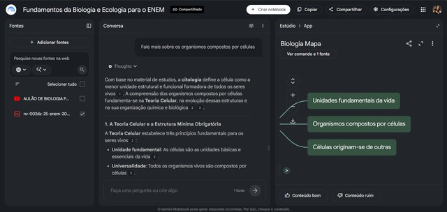NotebookLM cria mapa mental? Veja como criar e usar o recurso para estudar