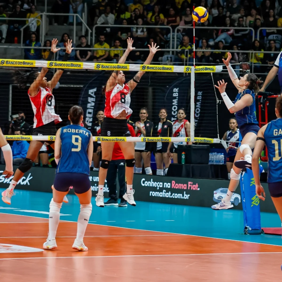 Vôlei: Brasil vence Peru e segue invicto no Sul-Americano Feminino