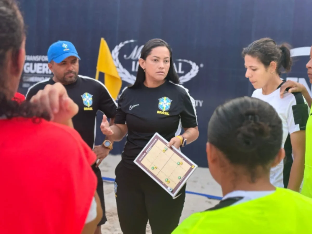 Técnica da Seleção Brasileira de Beach Soccer fala sobre valorizar a base