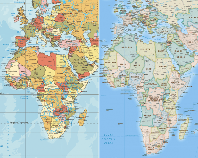 Novo mapa mostra a África maior e questiona uma visão do mundo usada há mais de quatro séculos