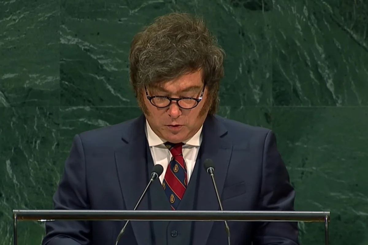 Milei trata Malvinas como "causa nacional" e critica a ONU em discurso