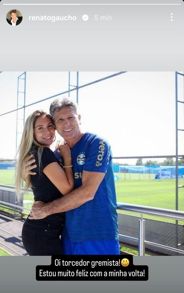 Grêmio anuncia contratação do técnico Renato Gaúcho