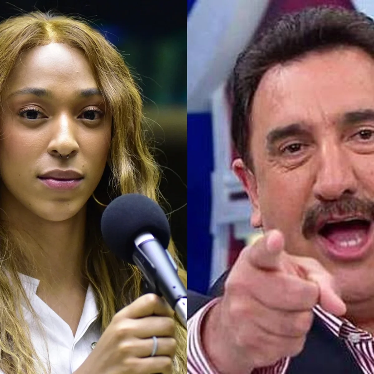 SBT deverá exibir resposta de Erika Hilton a Ratinho antes das eleições