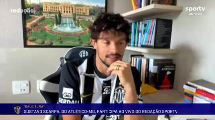 Gustavo Scarpa fala sobre hábito de leitura e movimento de torcedores sobre livros