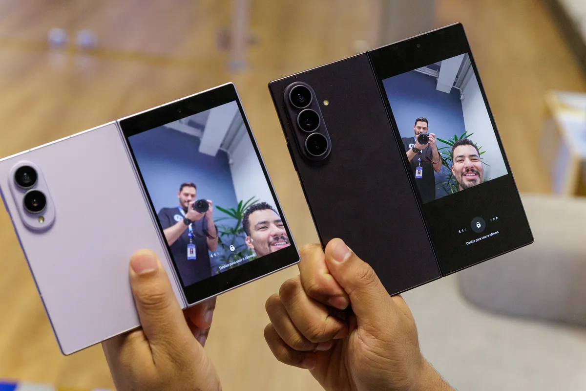 Imagem da matéria: Galaxy Z Fold 8 vs. Fold 8 Ultra: maior significa melhor? Nós comparamos