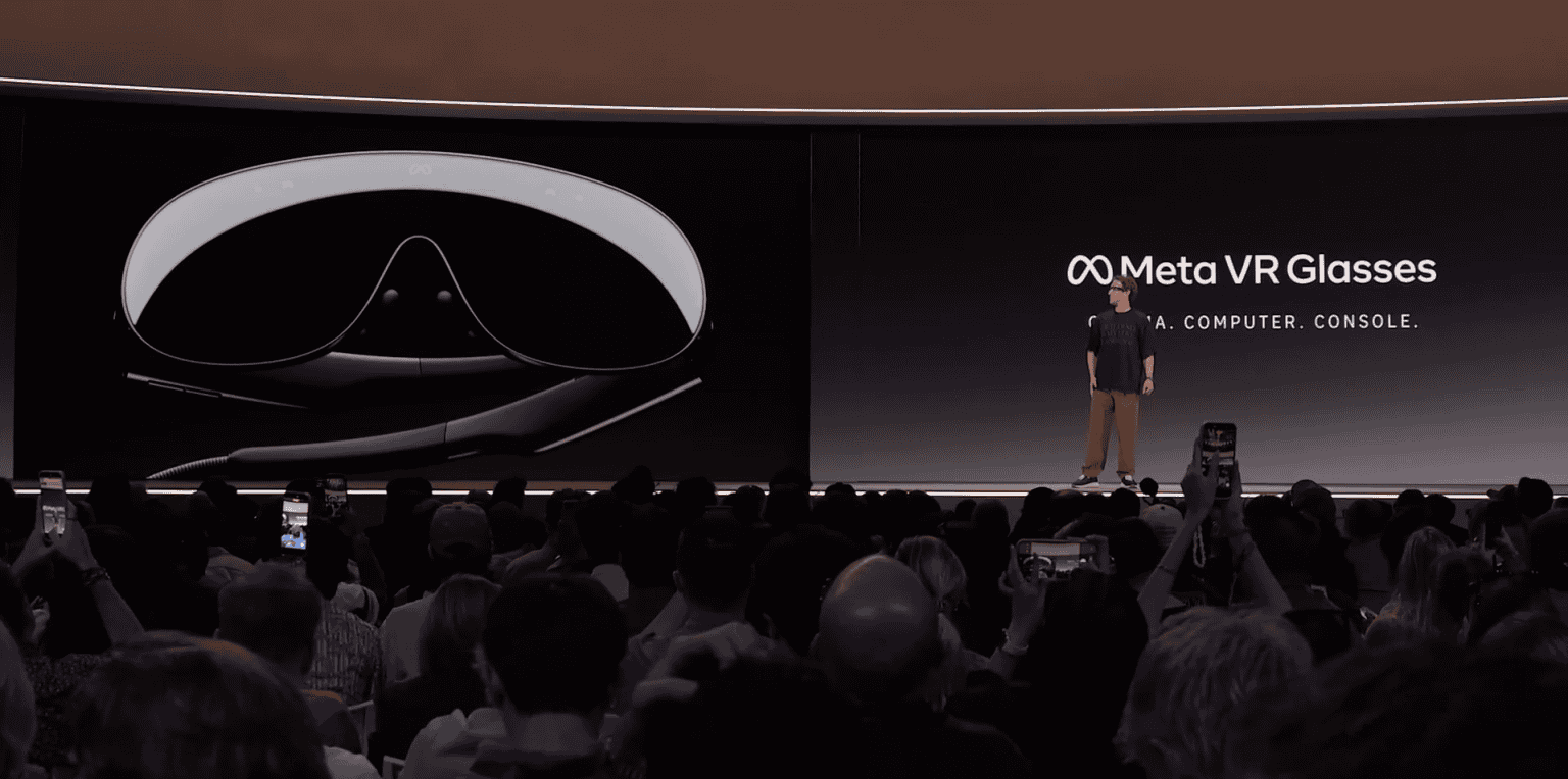 Meta apresenta óculos de realidade virtual com tela 5K e promete experiência IMAX em realidade virtual