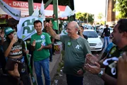 Arruda durante campanha na rua