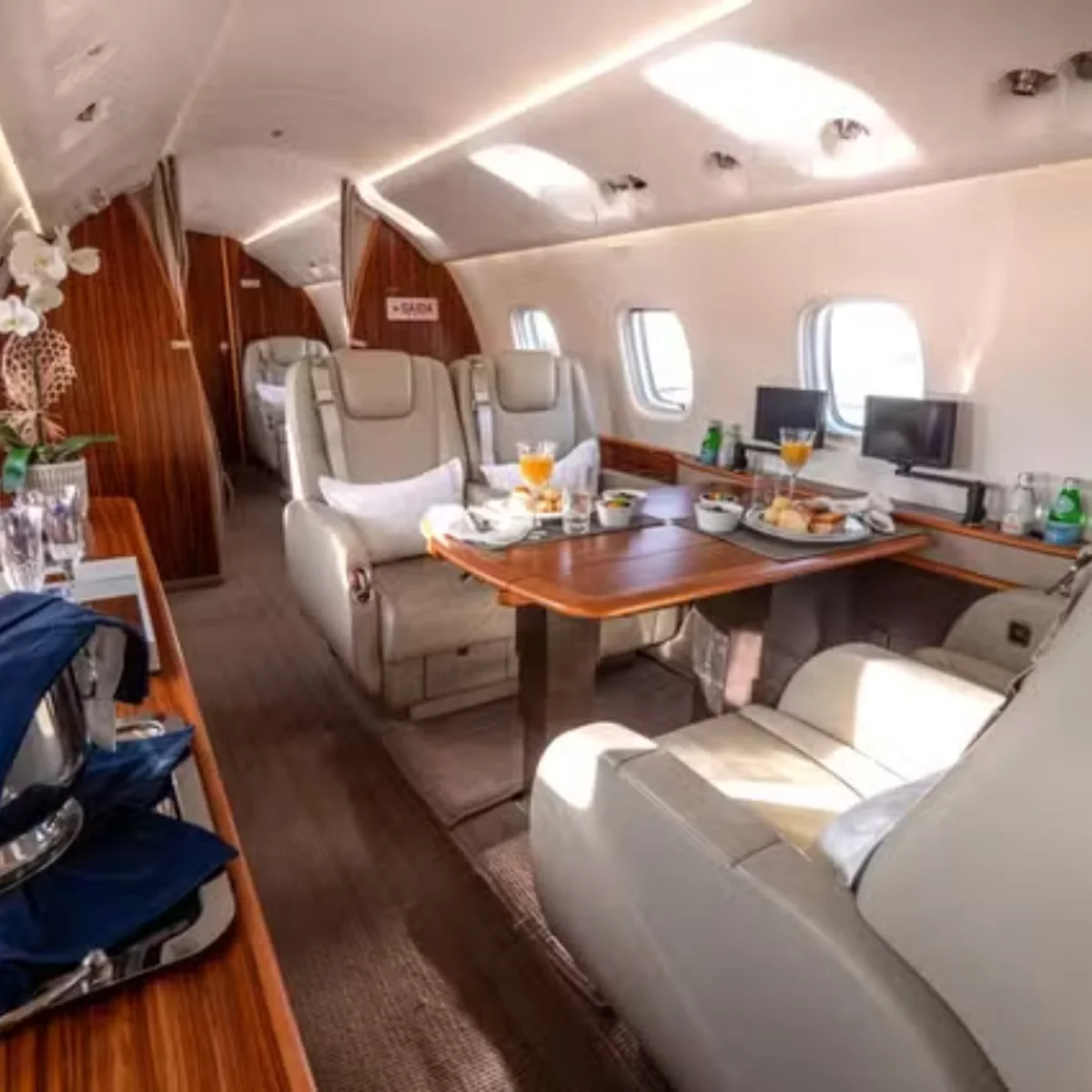 Veja fotos do avião ligado a Vorcaro que foi usado por Flávio e Moraes
