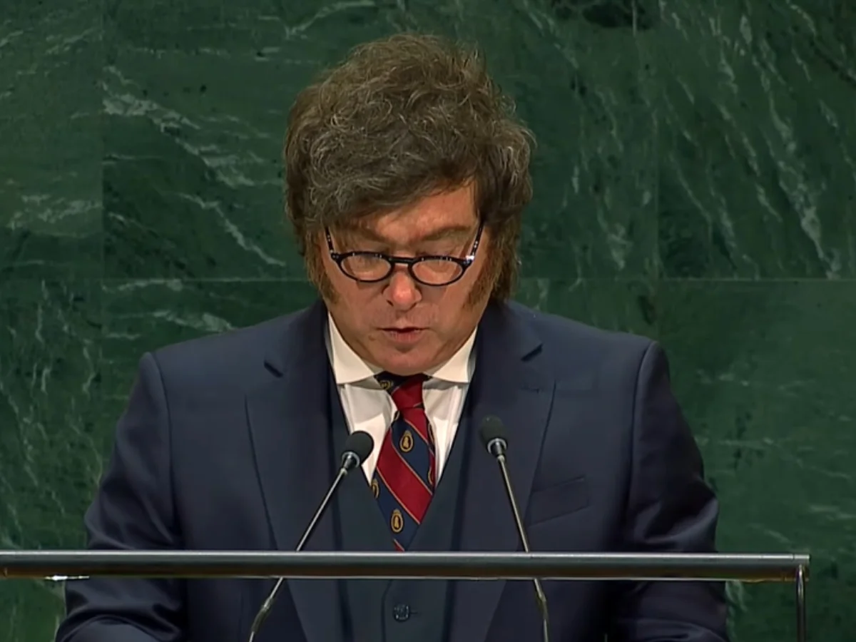 Milei trata Malvinas como "causa nacional" e critica a ONU em discurso