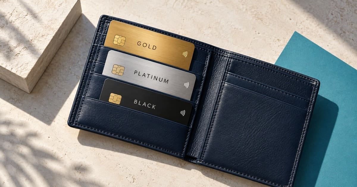 Qual a diferença entre um cartão Gold, Platinum ou Black?