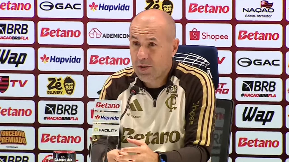 Jardim critica ataque do Flamengo contra o Corinthians: ‘Chutamos 33 vezes para fazer 2 gols’