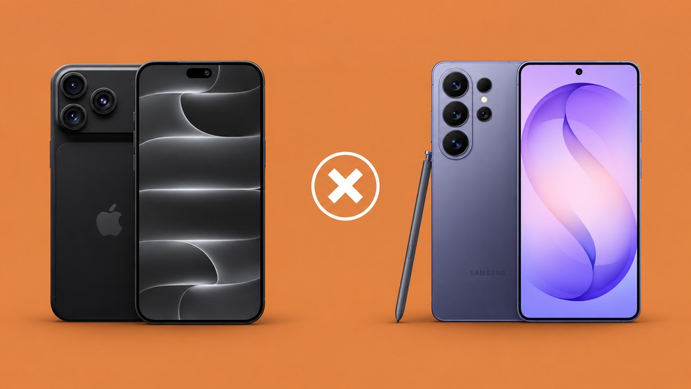 iPhone 18 Pro Max e Galaxy S26 Ultra disputam o posto de melhor celular topo de linha de 2026 — Foto: Arte/TechTudo