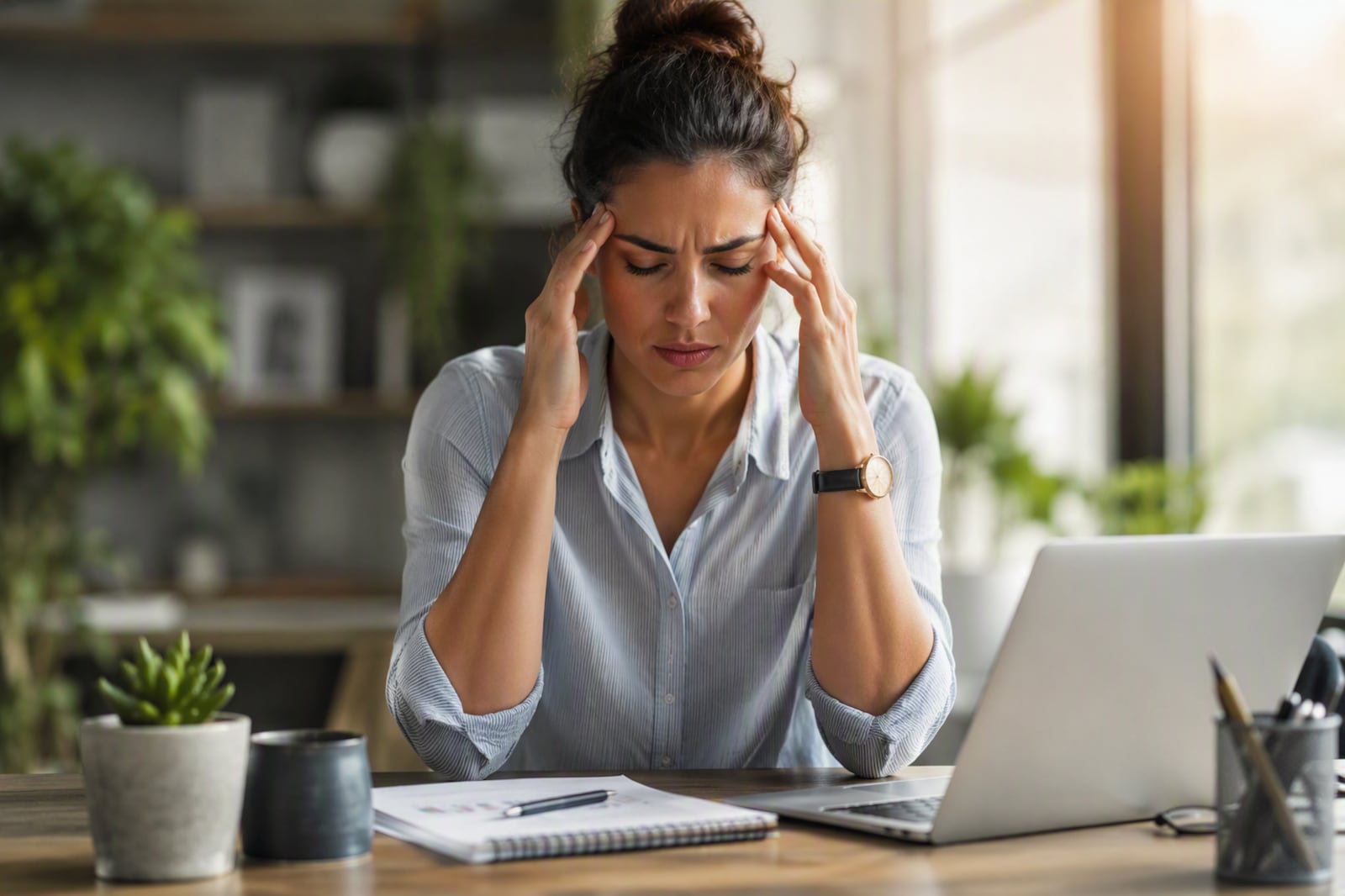 Pequenas mudanças de hábito podem ajudar a aliviar a tensão e melhorar o bem-estar Imagem gerada por IA via Microsoft CoPilot