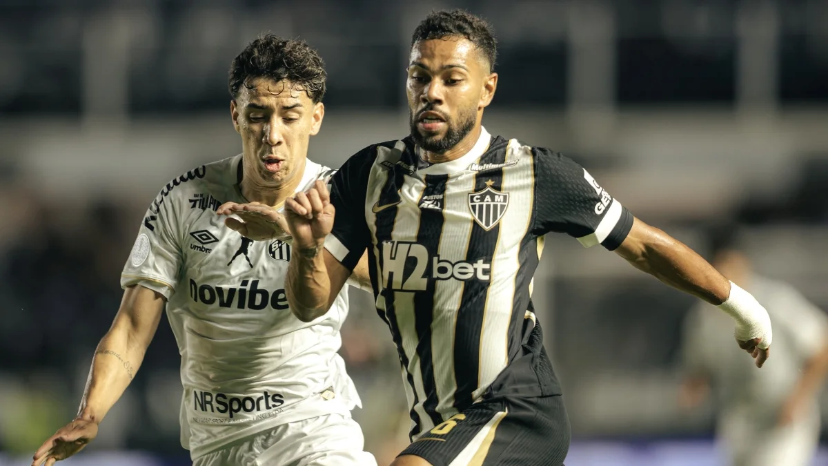 Atlético-MG e Santos estão escalados para jogo decisivo na Sul-Americana