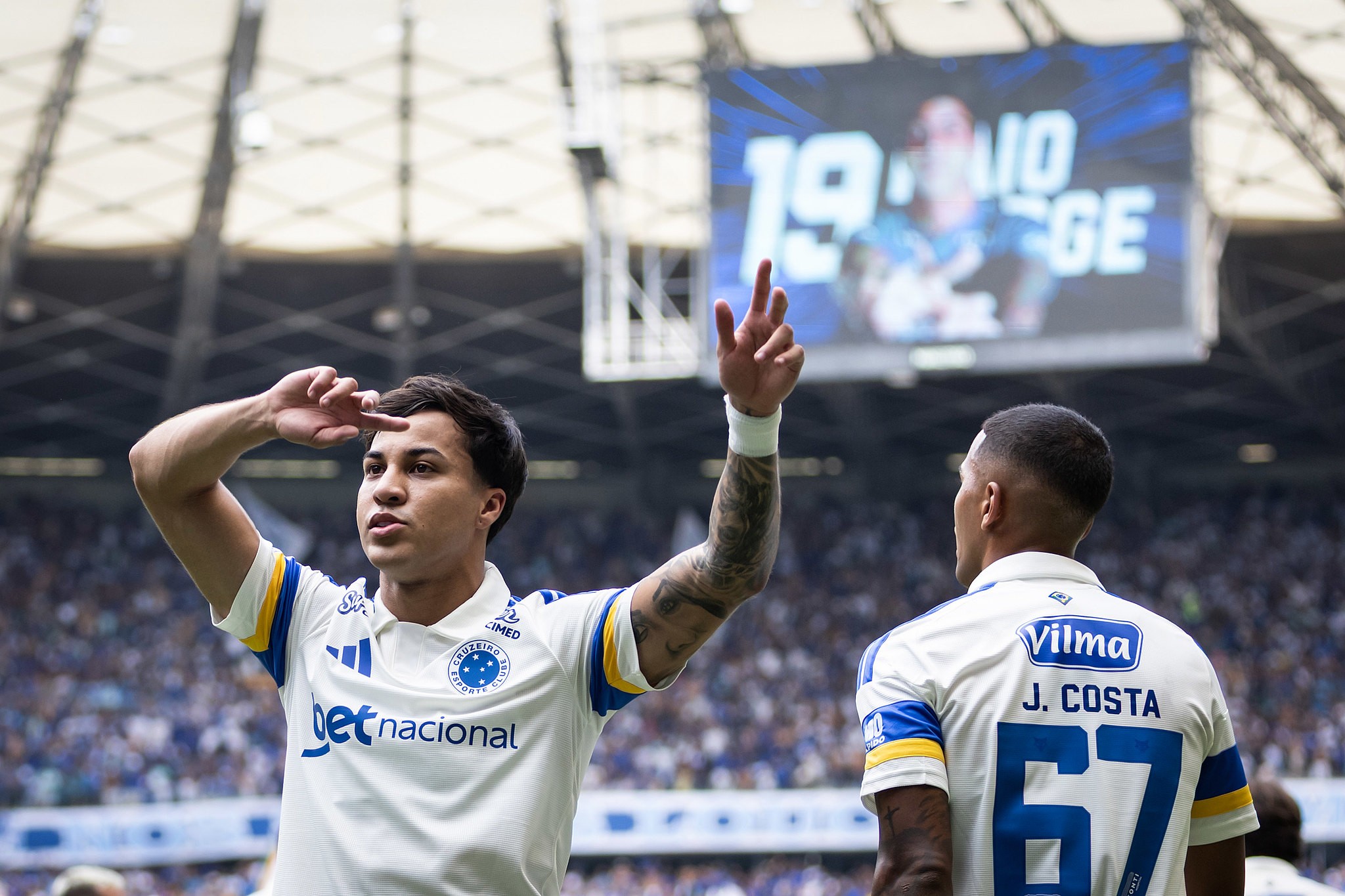 Entenda como Kaio Jorge pode entrar para história do Cruzeiro e superar Alex, Fred e Moreno