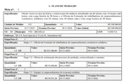 Contrato firmado entre a ONG e o Ministério do Trabalho e Emprego
