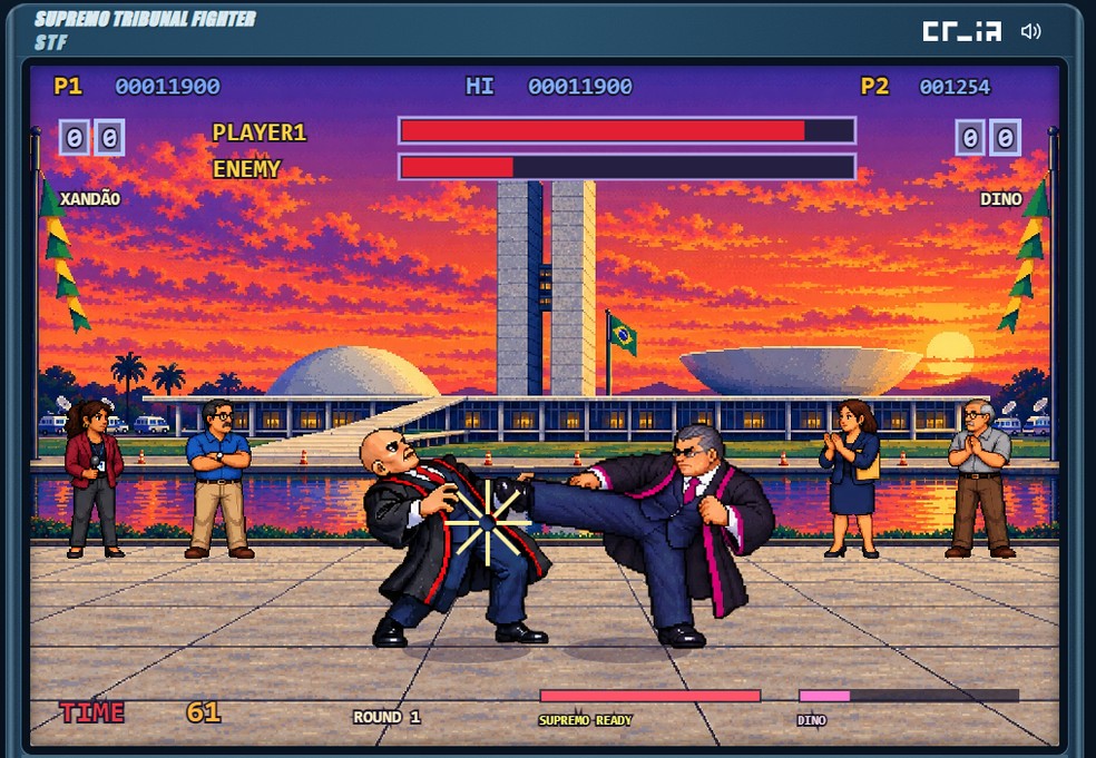 Julgamento do STF vira game de luta com ministros; confira como jogar