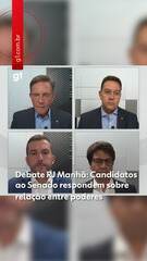 Debate RJ Manhã: Candidatos ao Senado respondem sobre relação entre poderes