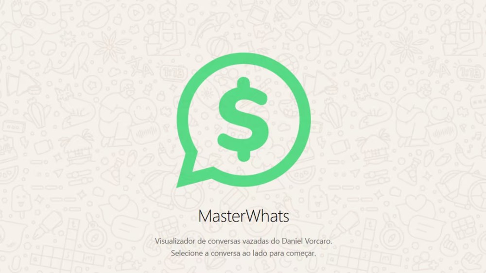 MasterWhats: site que simulava WhatsApp com 65 mil mensagens é derrubado — Foto: Reprodução