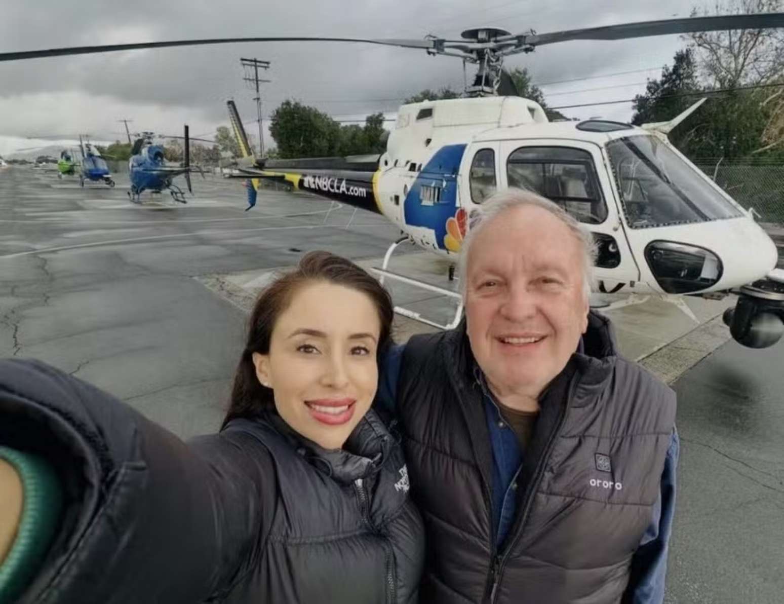 Eliana Moreno e George Marciniw morreram na queda