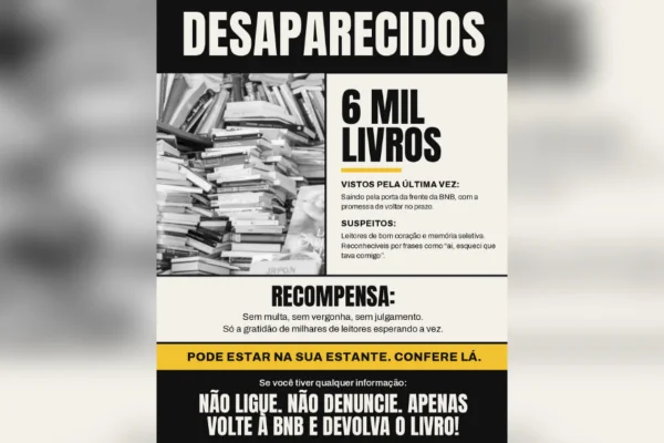 Biblioteca Nacional de Brasília convoca leitores a devolver 6 mil livros - destaque galeria