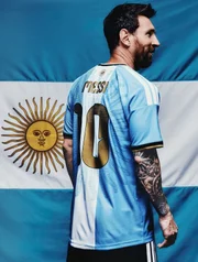 Revelados detalhes da camisa de despedida de Lionel Messi da Argentina - imagem 3