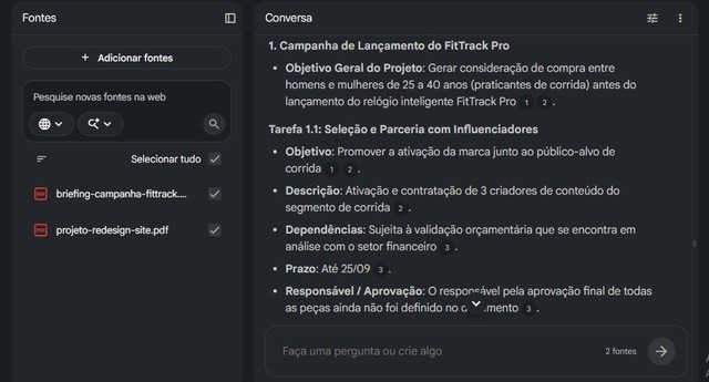 Melhores prompts do NotebookLM para trabalho: 5 opções para facilitar a rotina