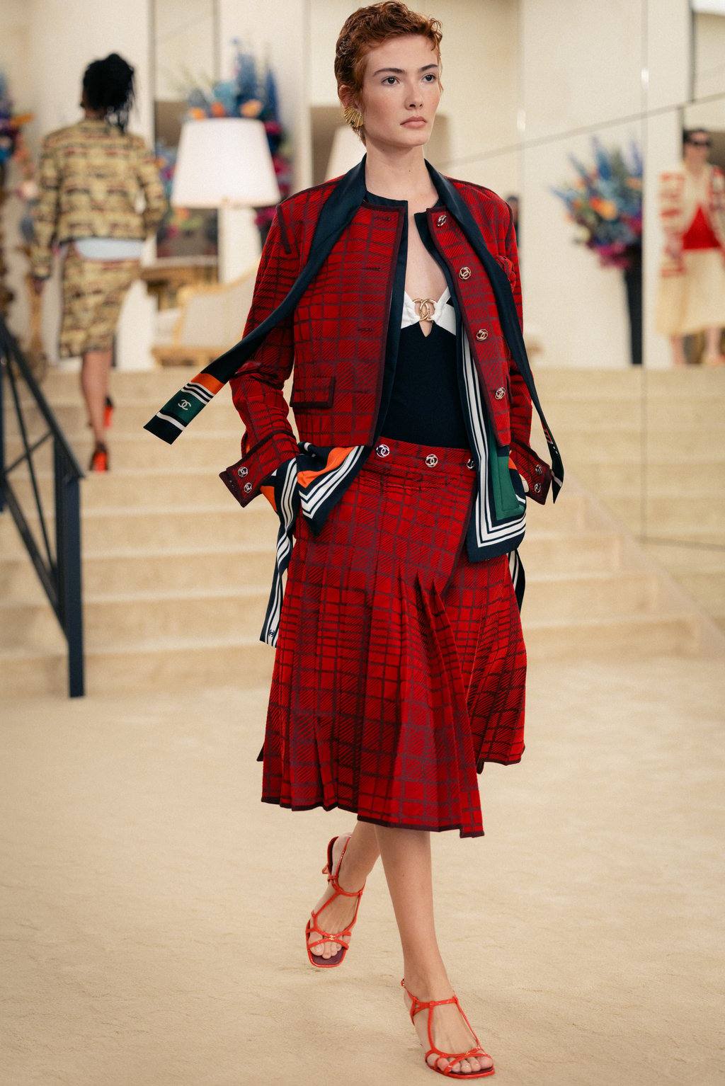 A breezy and bright look from Chanel cruise 2026-27. Photo: Handout