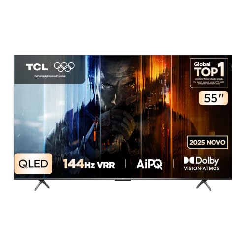 TCL QLED Smart TV 55 55P8K 4K UHD Google TV 144Hz