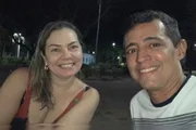 Renato Jayme e a esposa à esquerda