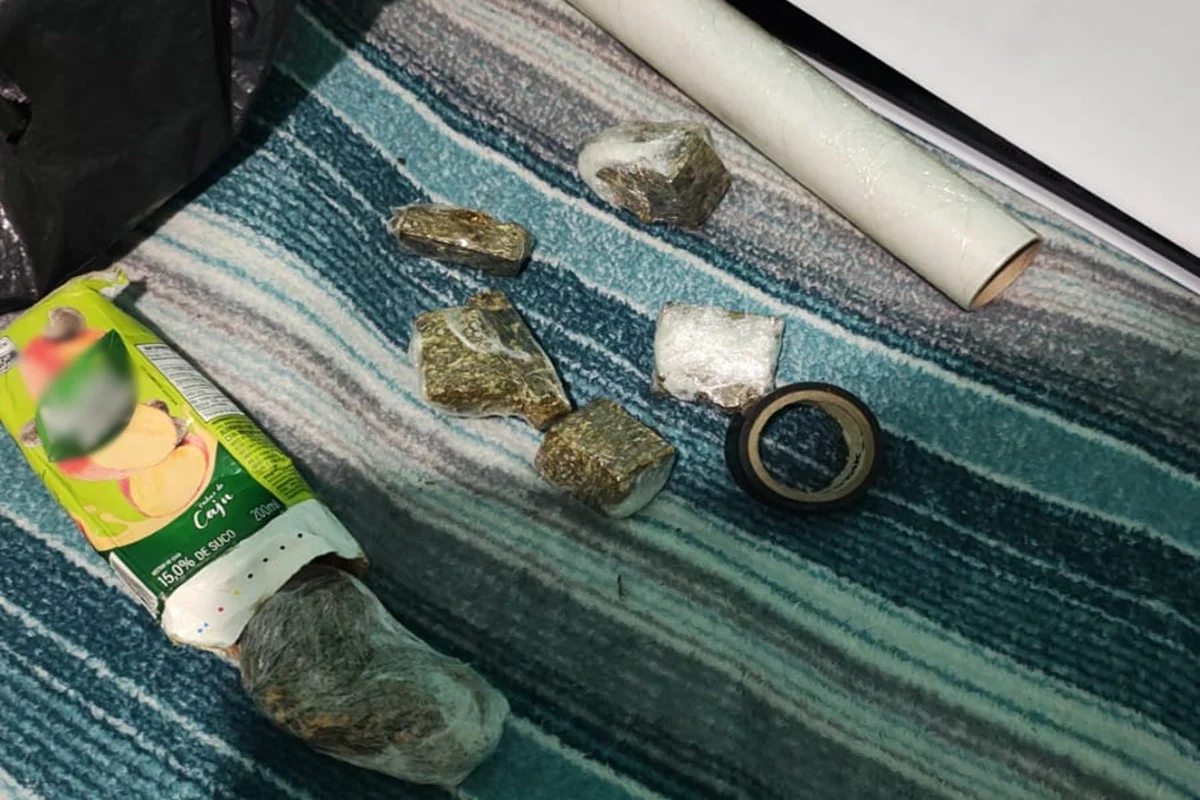 Bebida de fachada: PCDF prende suspeito com drogas em caixinhas de suco