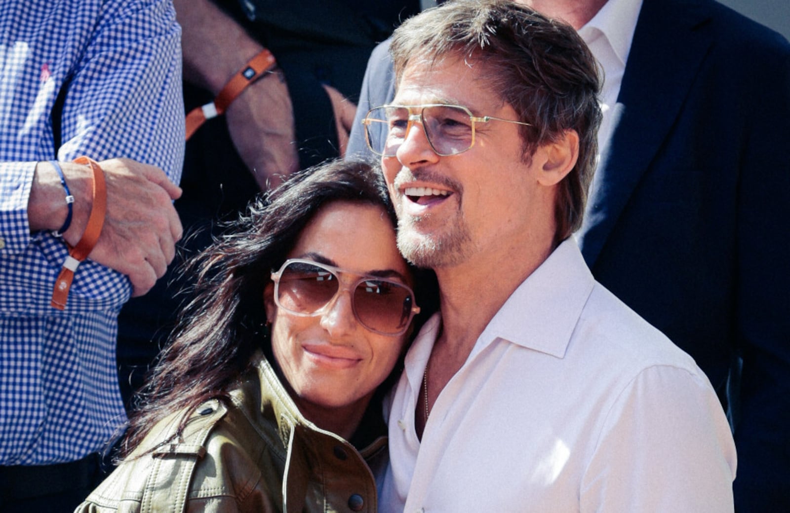 Ines de Ramon e Brad Pitt © AVALON