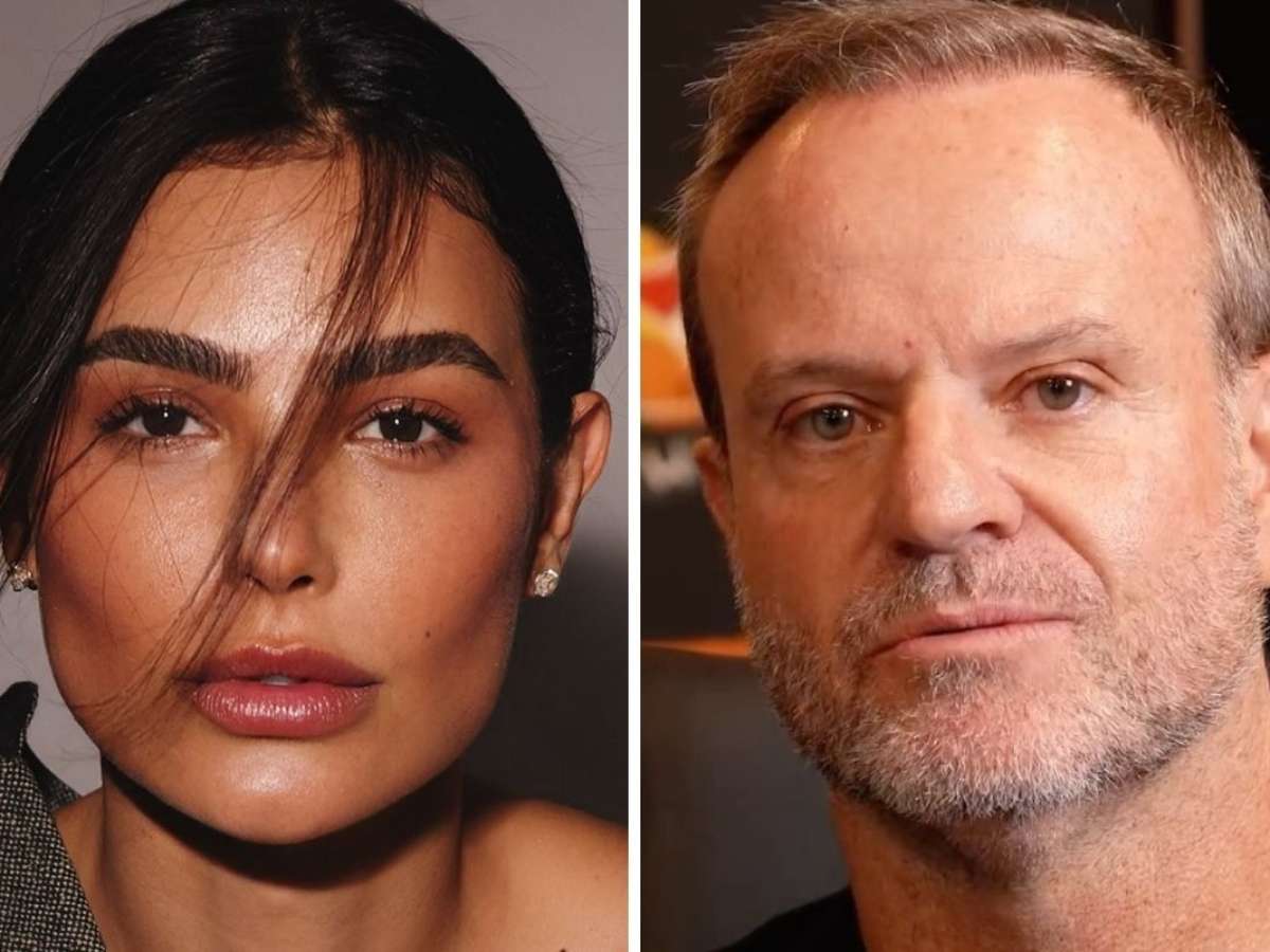 Cíntia Chagas, namorada de Barrichello, aconselha seguidora: 'Vida muito curta para marido chato'