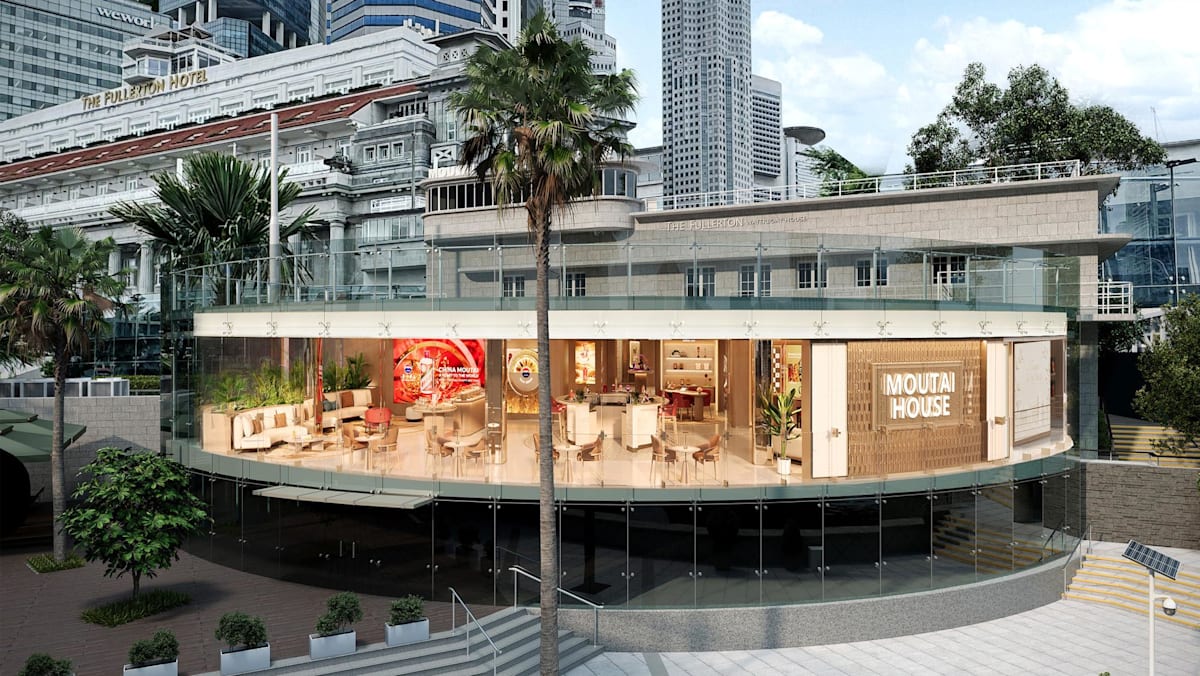 A primeira casa Moutai da Sudeste Asiática abre no Fullerton Waterboat House em outubro