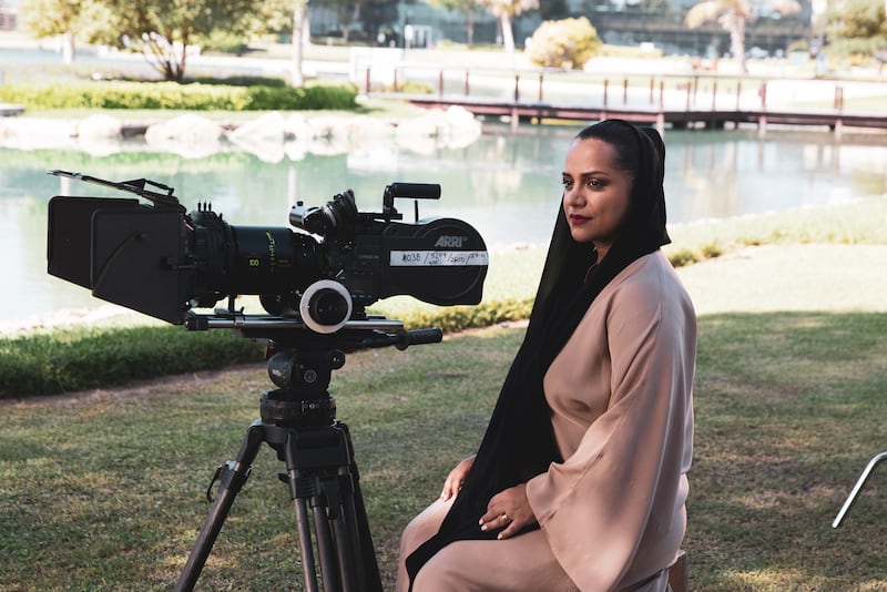 Emirati film director Nayla Al Khaja is already speaking to other creatives about making films for the upcoming return of Diff. Photo: Nayla Al Khaja Films