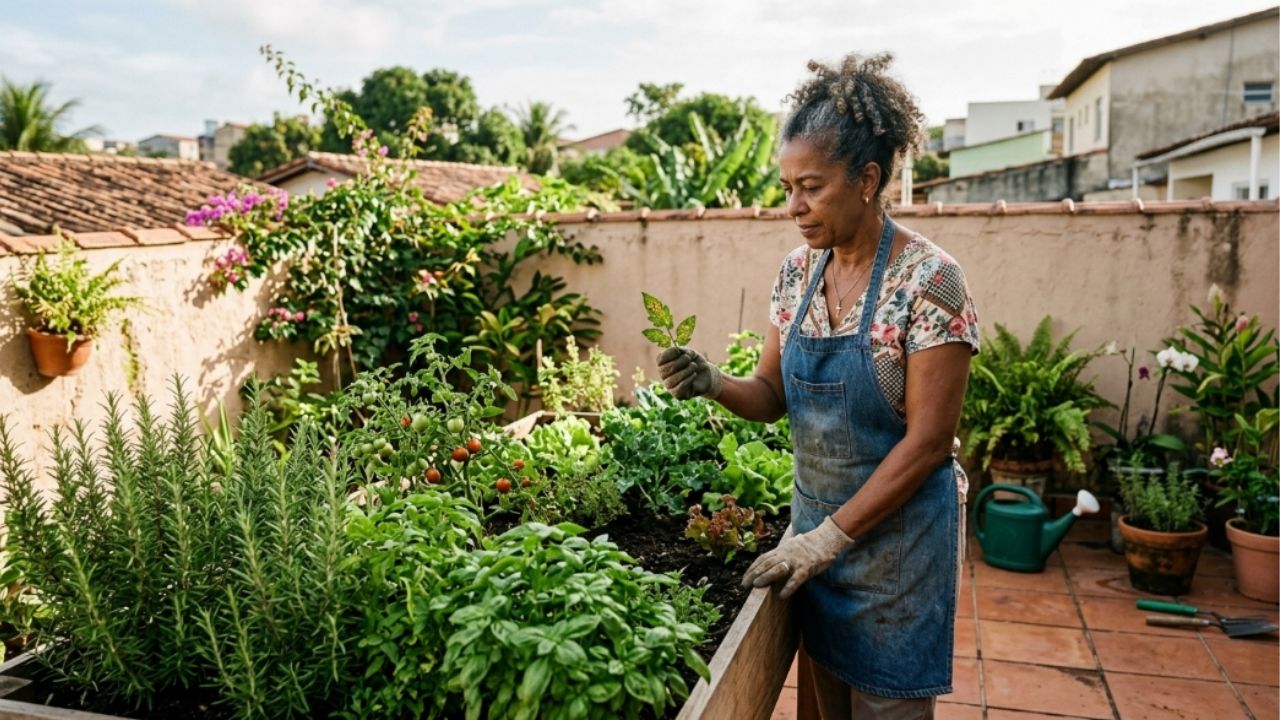 Especialistas em jardinagem explicam: as ervas aromáticas que ajudam a afastar algumas pragas do quintal precisam ficar próximas das plantas protegidas, mas não existe regra universal de borda e menos de 40 centímetros