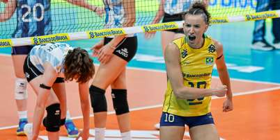 Brasil vence Argentina no v&ocirc;lei feminino e garante vaga nas Olimp&iacute;adas Foto: Mauricio Val/FV Imagem/CBV