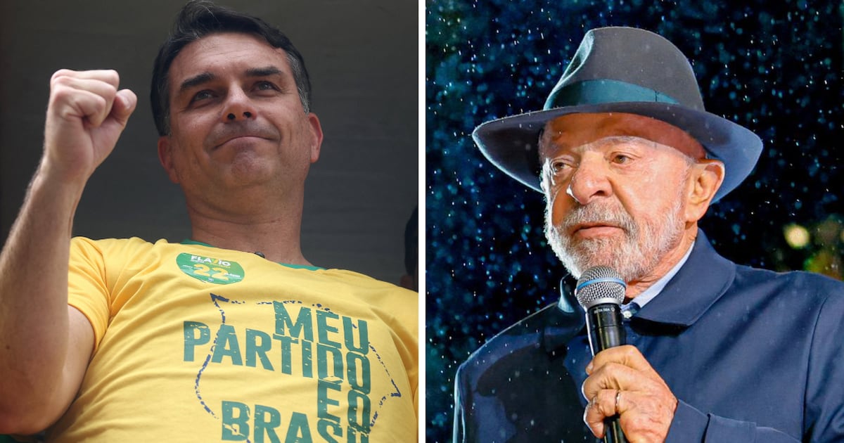 No RJ, Flávio Bolsonaro abre vantagem com 40%, contra 33% de Lula no 1º turno, diz Real Time