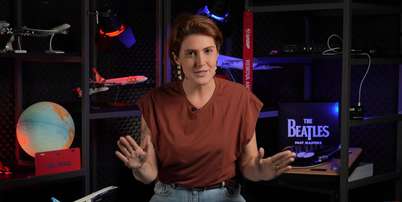 Mila Seidl fez v&iacute;deo no canal Avi&otilde;es e M&uacute;sicas, do marido Lito Sousa Foto: Reprodu&ccedil;&atilde;o/YouTube