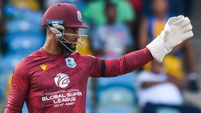 Shai Hope will lead West Indies in the white-ball tour to India (AFP)