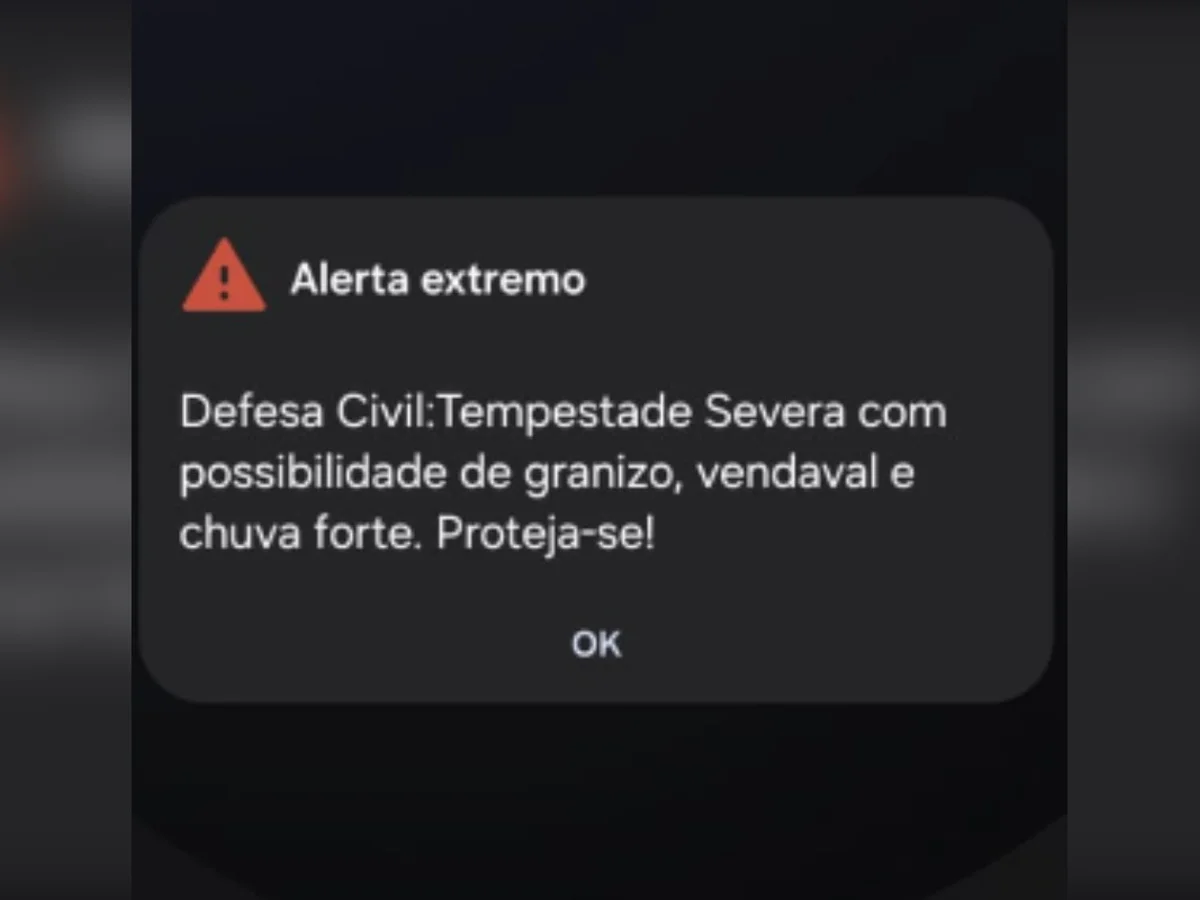 Chuva forte, vendaval e granizo: moradores de BH recebem 3 alertas seguidos