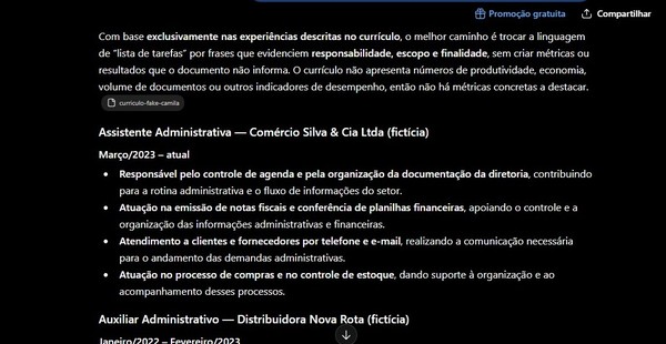 Prompt para melhorar o currículo: 10 opções para deixá-lo mais profissional
