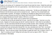 Treta familiar: "Uma pessoa ruim", dispara primo de Ed Sheeran